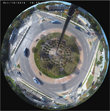 roundabout aerial