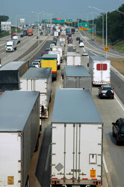 highway truck traffic