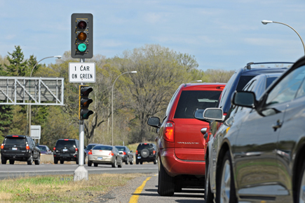 ramp freeway mndot metering reduces delays upgrade motorists