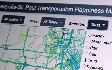 Transportation happiness map