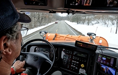 Snowplow driver using the driver-assist system